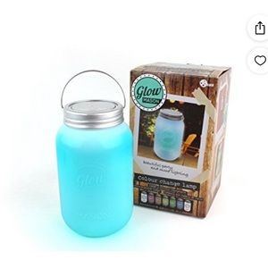 New in box Mason jar glow color changing glow light